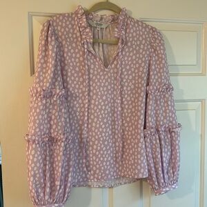 Crosby top, light lavender color